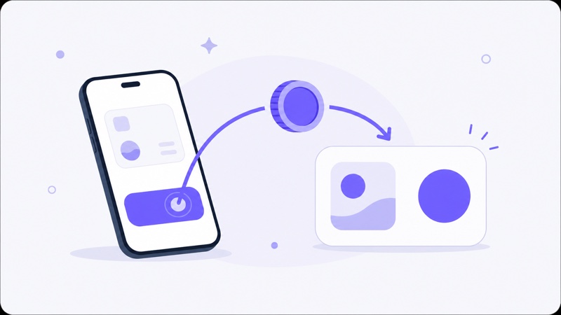 Diagram of a PayID deposit moving from a banking app into an online cashier balance