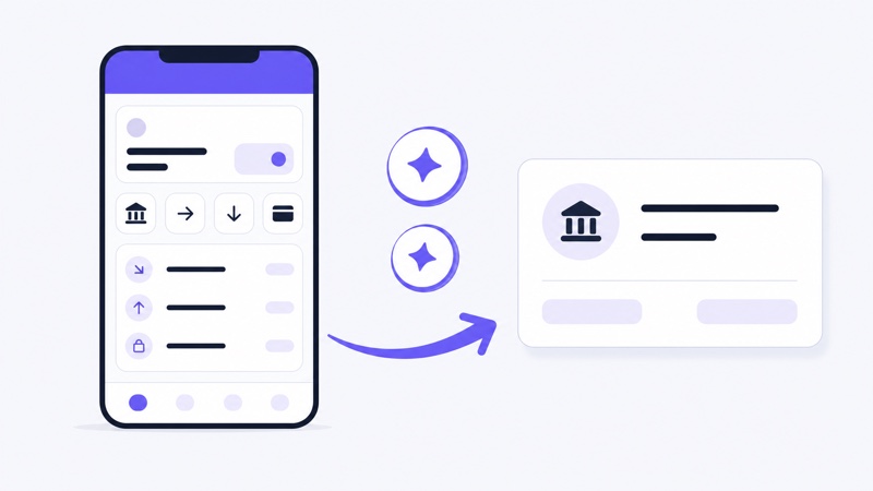 A mobile banking app confirming a PayID transfer to an online account